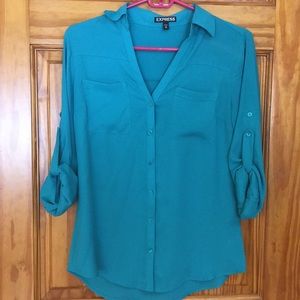 Turquoise Blouse